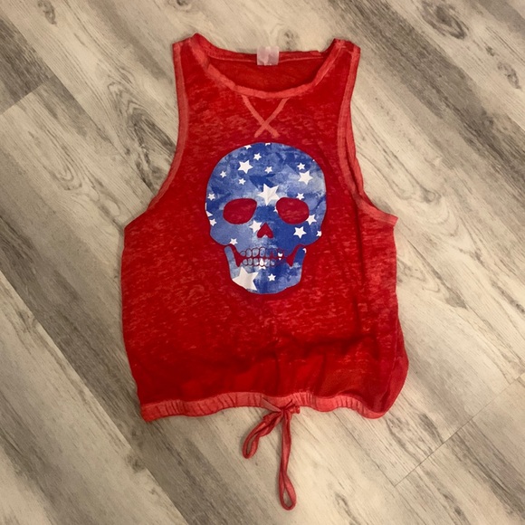 Super cute skull tank top from No Boundaries size small - Picture 1 of 2